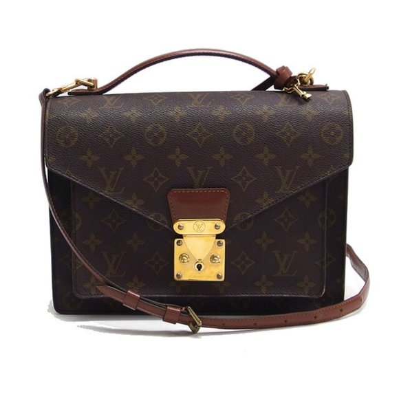 Louis Vuitton Monogram M51185 Men's Handbag,Shoulder Bag Brown,Galle,Monogram - Picture 1 of 10